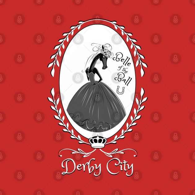 Derby City Collection: Belle of the Ball 6 (Red) by TheArtfulAllie