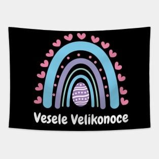 Vesele Velikonoce Czech Easter Tapestry