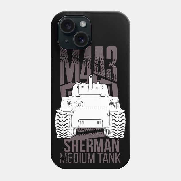 M4 Sherman Phone Case by FAawRay