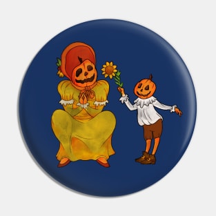 Pumpkin Folk Pin