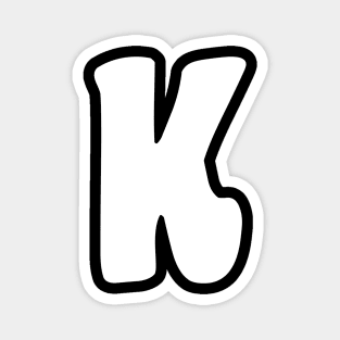 Letter K Magnet