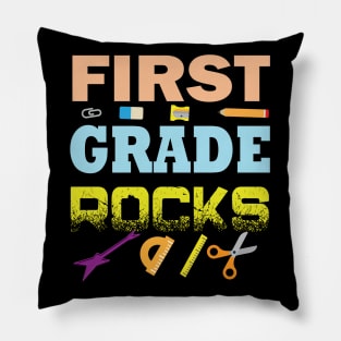 first grade rocks Pillow