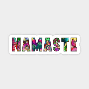 Namaste in colour Magnet