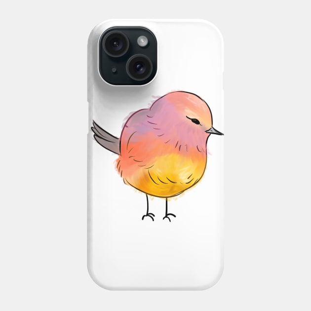 Rainbow Bird Phone Case by Ebidcheese