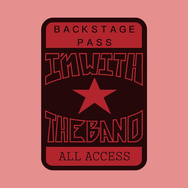 All Access Backstage Pass by Heavy Metal Meow