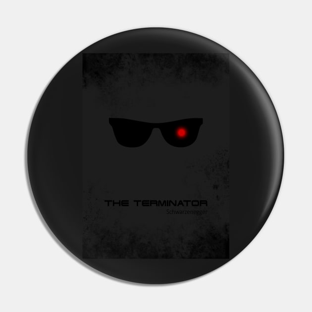 Terminator - Minimal Film Movie Fanart Alternative Pin by HDMI2K