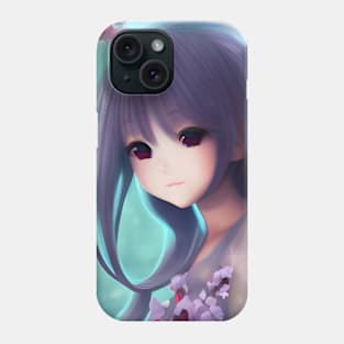 Beaux Animes Kawaii Art Cute Girl Illustration Design Phone Case