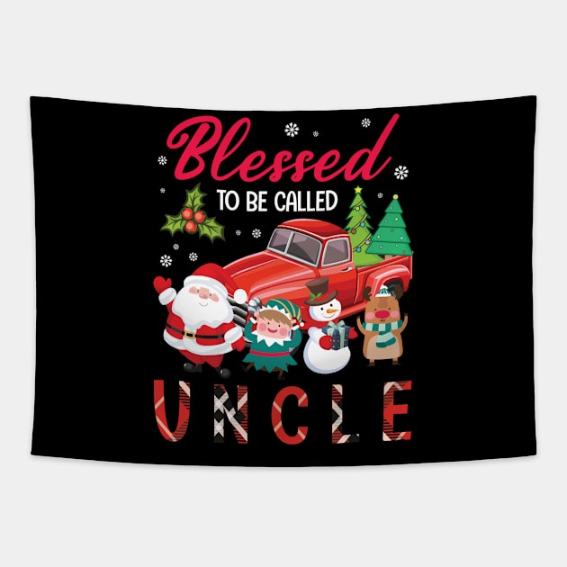 Blessed To Be Called Uncle Merry Christmas Xmas Noel Day Tapestry by bakhanh123