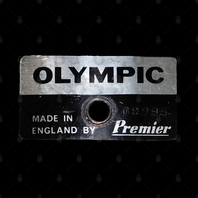 Olympic Premier Retro Drum badge. by karutees