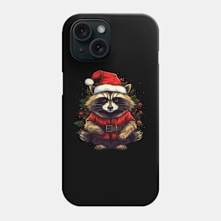 Raccoon Christmas Phone Case