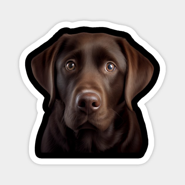Labrador Retriever, Gift Idea For Labrador Fans, Dog Lovers, Dog Owners And As A Birthday Present Magnet by PD-Store
