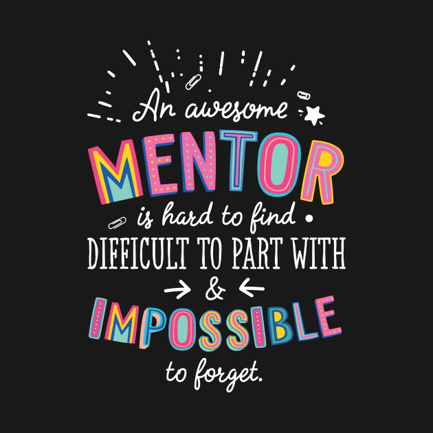 An awesome Mentor Gift Idea - Impossible to Forget Quote by BetterManufaktur