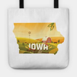 Iowa state design / Iowa lover / Iowa gifts / Iowa farmer gift / Iowa home state Tote
