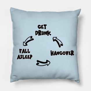 GET DRUNK Pillow