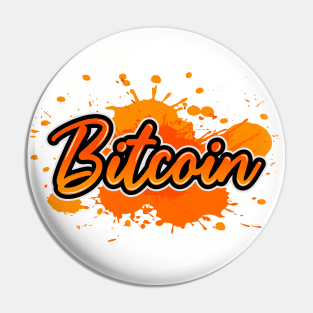 bitcoin street art Pin