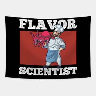 Flavor Scientist  Cooking Hat Funny Cook Chef    for a  Cook Tapestry