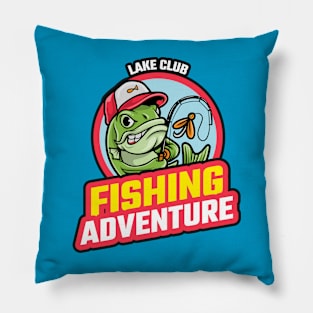 Lake Club Fishing Adventure Pillow