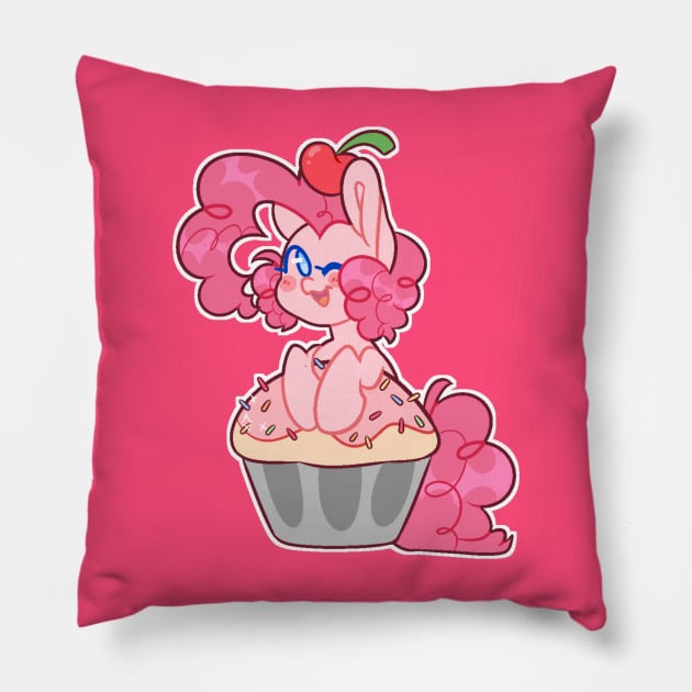 Cupcake Pinkie Pillow by Nullkunst