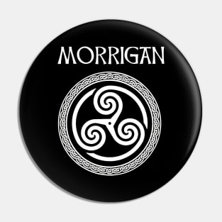 Morrigan Celtic Goddess of Witchcraft, Magic and Death Pin