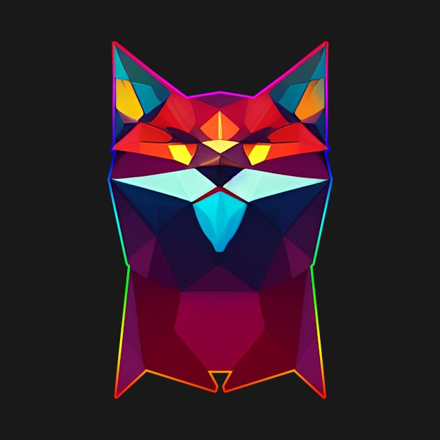 Cat Of Polygon Art by neogu