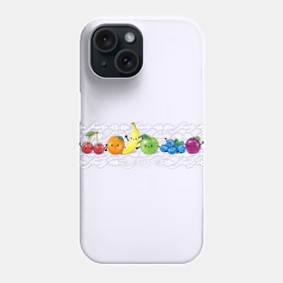 Fruity Rainbow of Fruit Phone Case