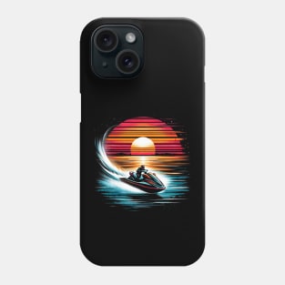 Wave Rider Jetski Design Phone Case