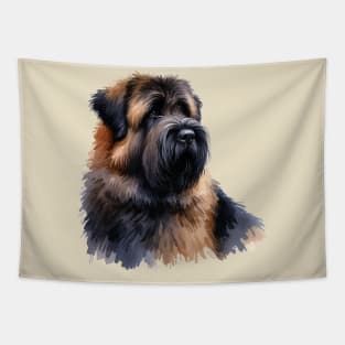 Bouvier des Flandres Watercolor - Beautiful Dog Tapestry