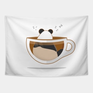 Panda in a Cup Tapestry