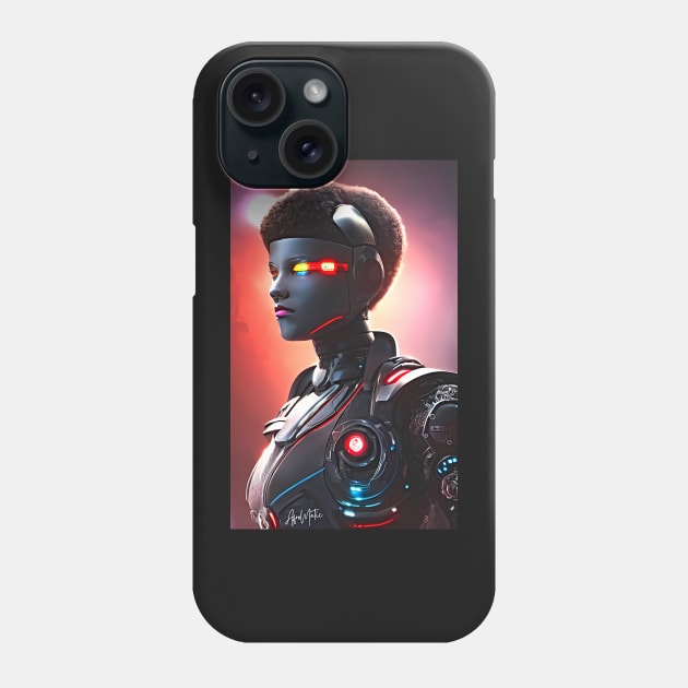 Hip Hop Bots - #8 Phone Case by AfroMatic