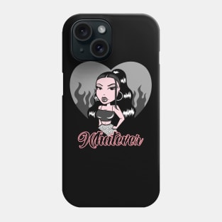 Whatever Girl Doll Bright Pink Heart Phone Case