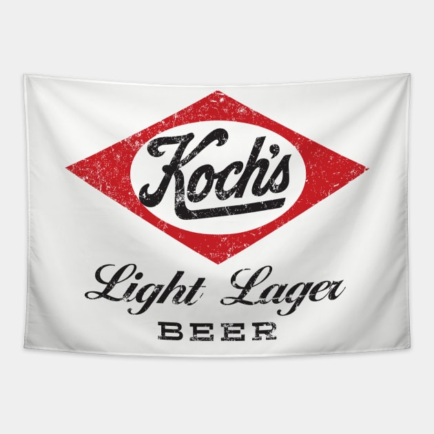 Koch's Light Lager Tapestry by MindsparkCreative