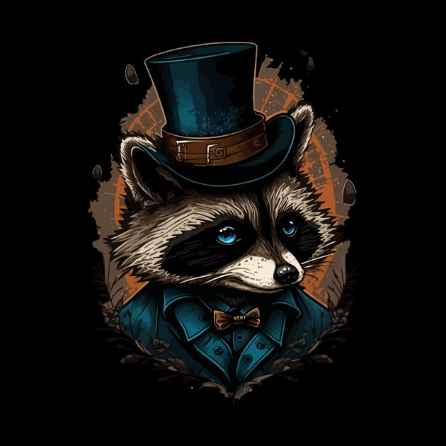 Raccoon Top Hat by K3rst