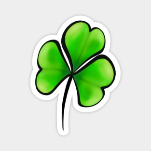 Lucky Clover Leaf Shamrock Magnet