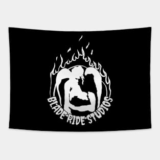 Blade Ride Angel (black & white ver.) Tapestry