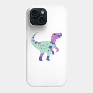 Cartoon Velociraptor Phone Case