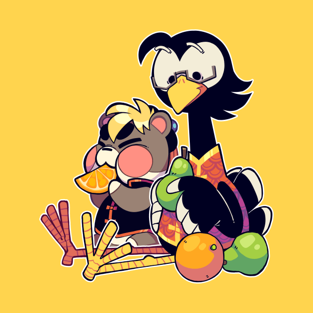 Bird & Hamster by andyarts