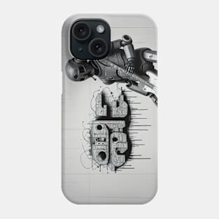 Robots and Rock #1 Phone Case