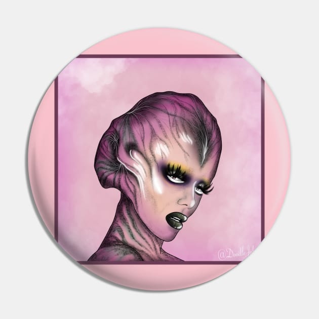 Jeffree Star Alien Pin by DoodleJob