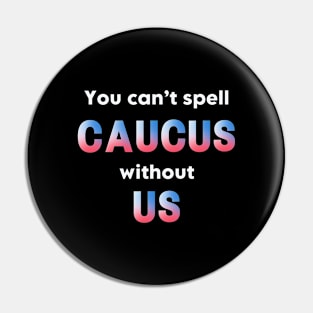 Iowa Caucus Patriotic America Election 2024 Pin