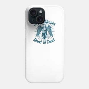 Surf California - Shred 'til Dead (Blue) Phone Case