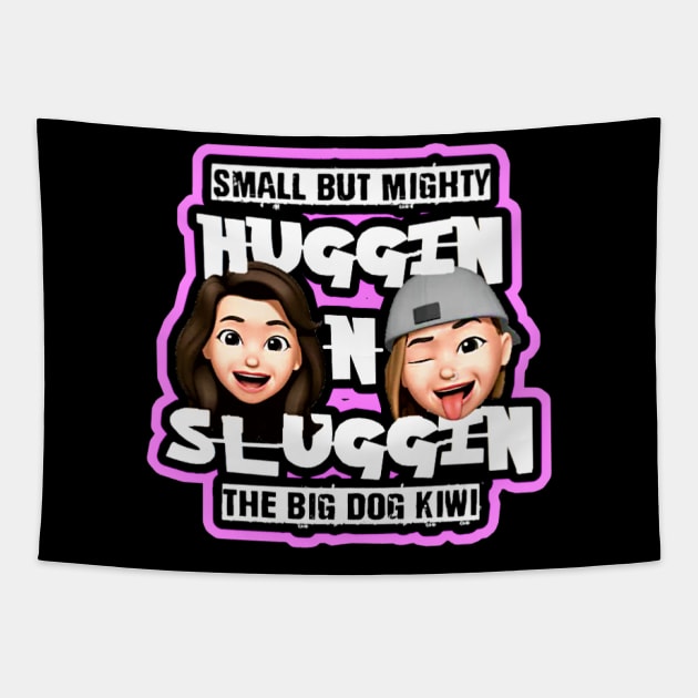 HALIE JONES & ASHLEY RAYNE ''HUGGIN N SLUGGIN' Tapestry by KVLI3N