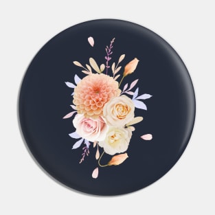 Roses dahlia flower Pin