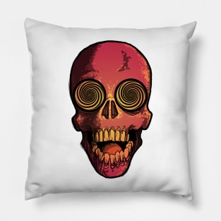 Hypno Skull Pillow