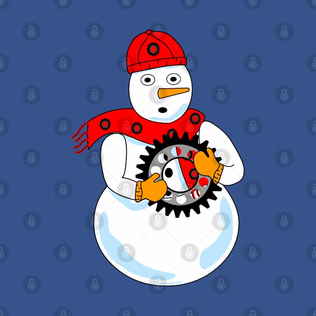Mechanical Snowman by Barthol Graphics