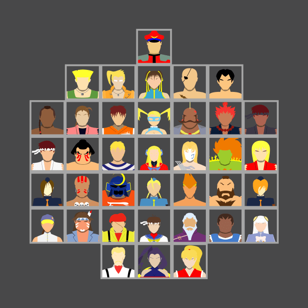 Select Your Character-Street Fighter Alpha 3 MAX by MagicFlounder