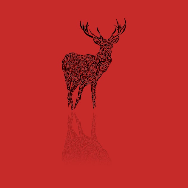 Red deer by JORDYGRAPH