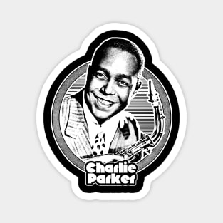 Charlie Parker  // Retro Jazz Music Fan Design Magnet