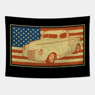 Hot Rod Pickup Truck Tapestry