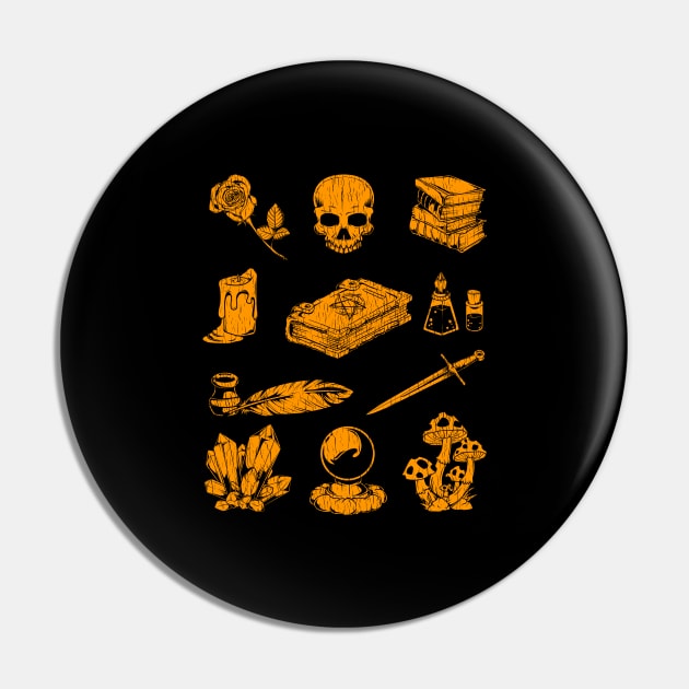 For witches - Aestethic Witchcore Pin by Modern Medieval Design