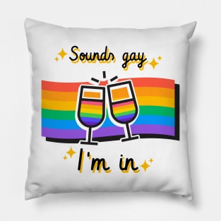 SoundsGay Pillow